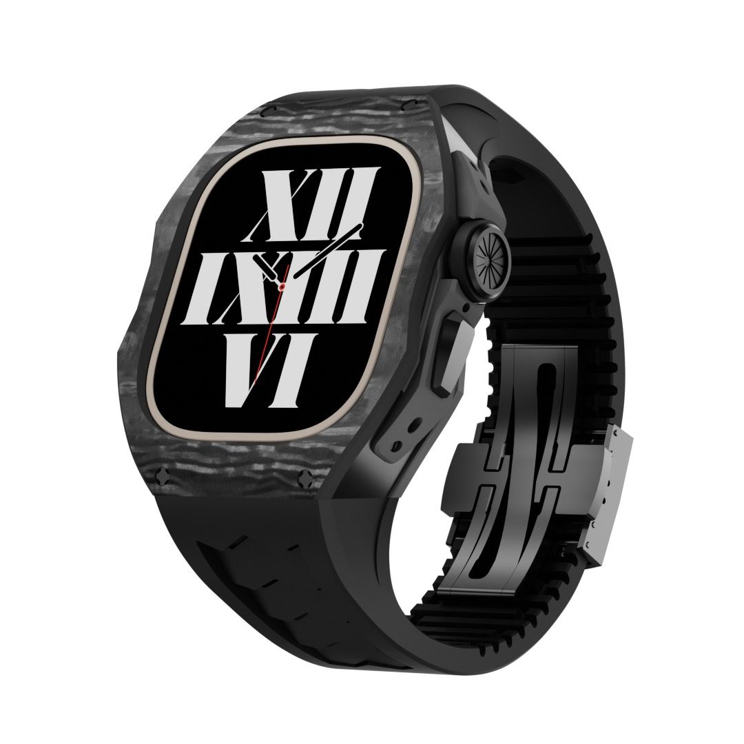 LAUNCH PROMO ULTRA Premium Apple Watch RM Style Case in Forged Carbon for 49mm ULTRA