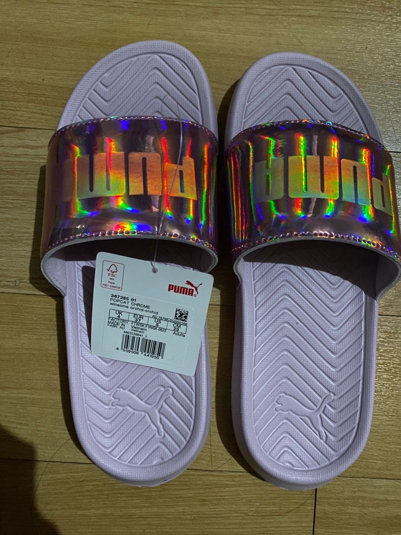 Iridescent puma slides clearance