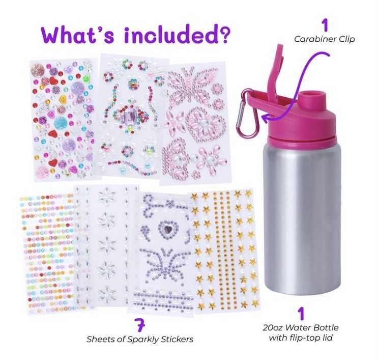Decorate Your Water Bottle Kit - Makes 12