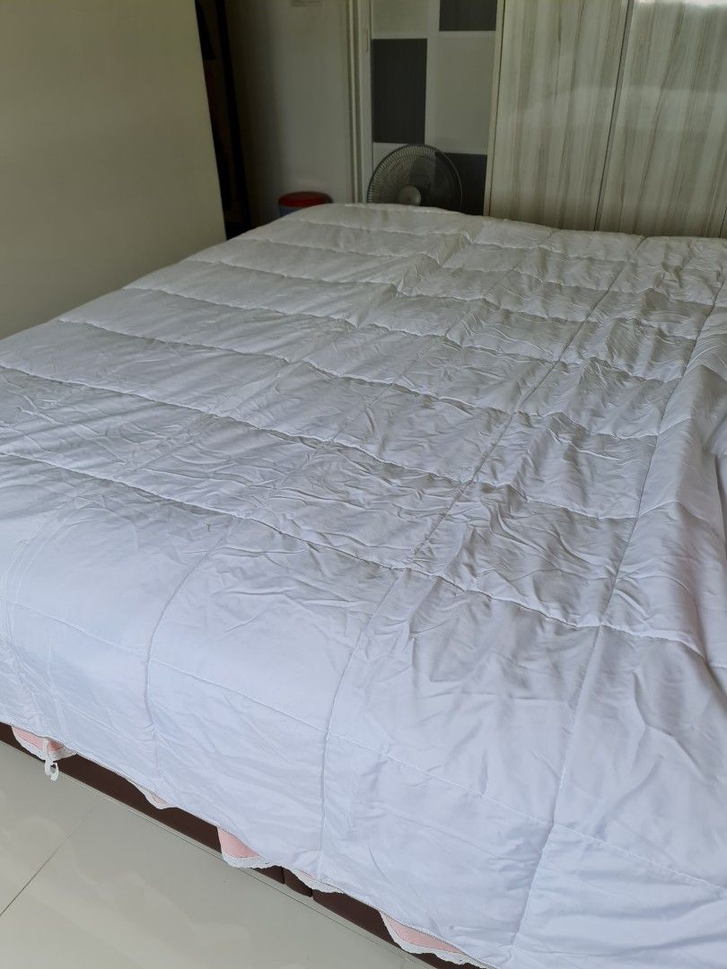 Quilt ( Akemi Luxe Alternative Down Quilt), Furniture & Home Living