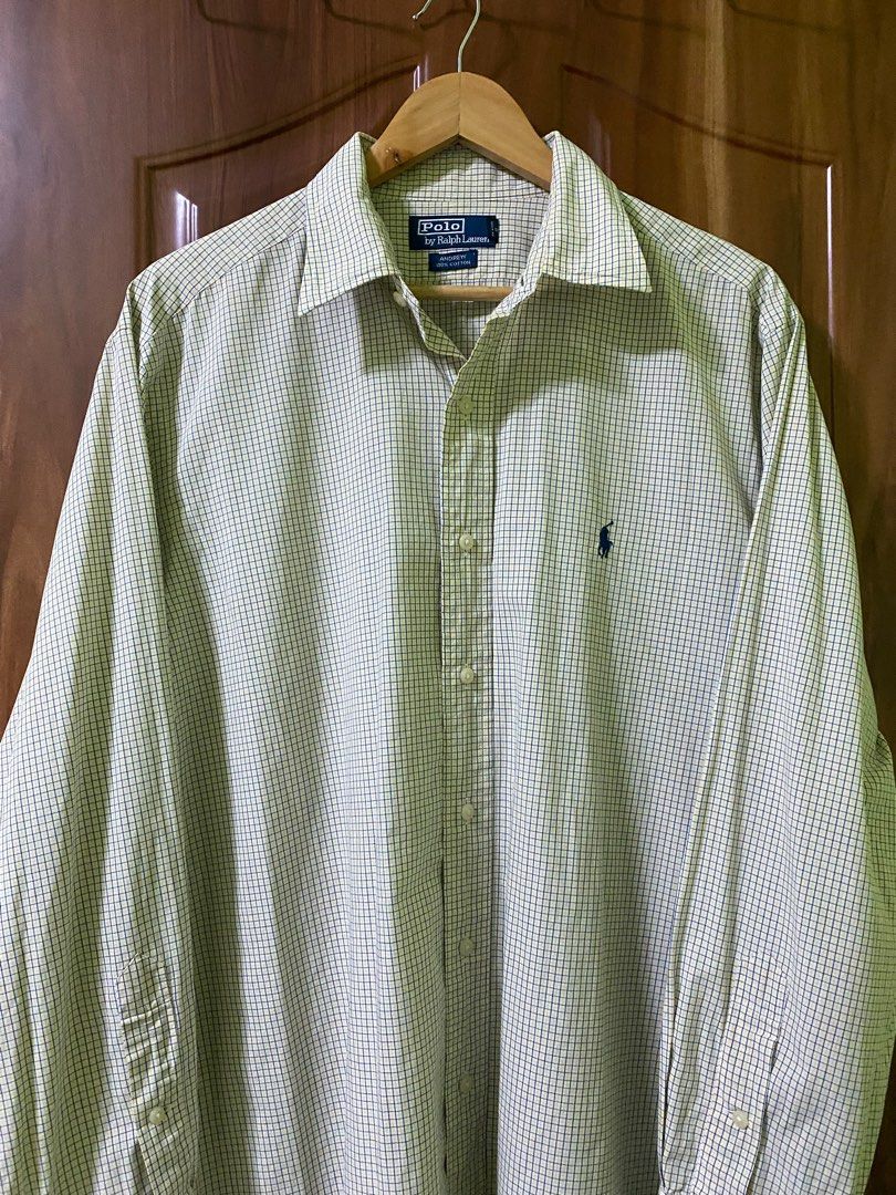 Ralph Lauren button down long sleeves (Category: Formal Shirts) located in Caloocan City. Submitted by rnstabug (Listing ID 1204087267, Image 2). Description: Ralph Lauren button down long sleeves complete tags fit large to XL 26x32 dimes very excellent condition, good as new no issue thank you! 🙌🏼.