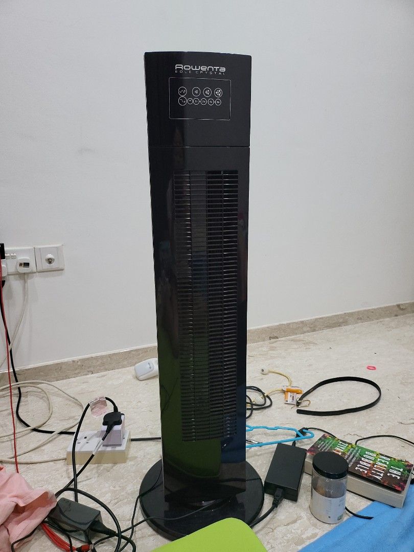 Rowenta tower fan, Furniture & Home Living, Lighting & Fans, Fans on
