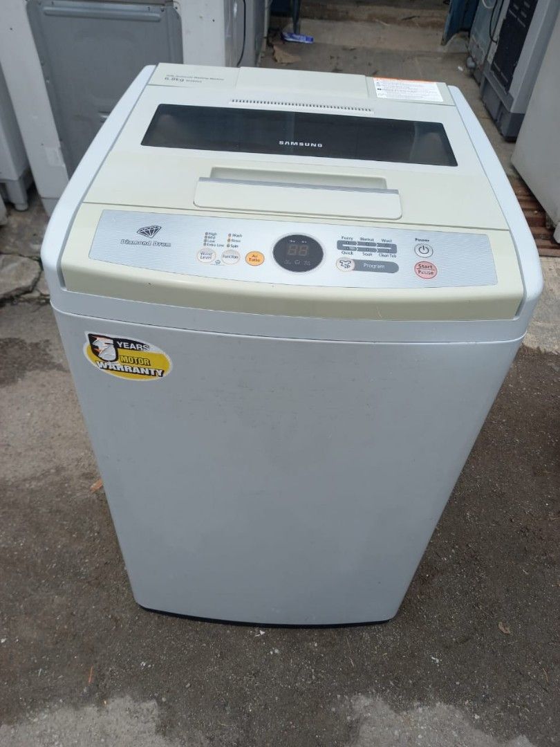 Samsung top load washing machine 6.8 kg, TV & Home Appliances, Washing
