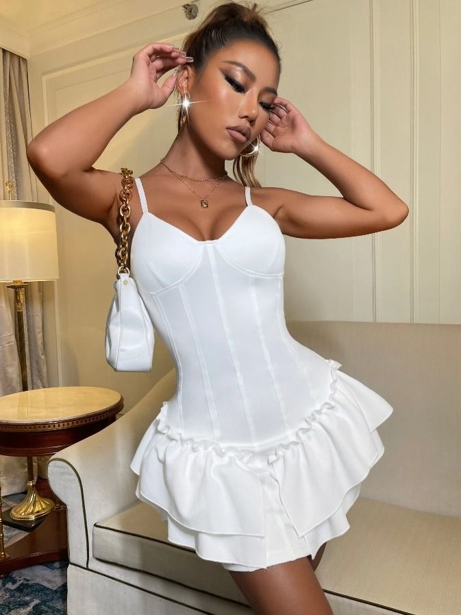 Bustier cami hot sale dress