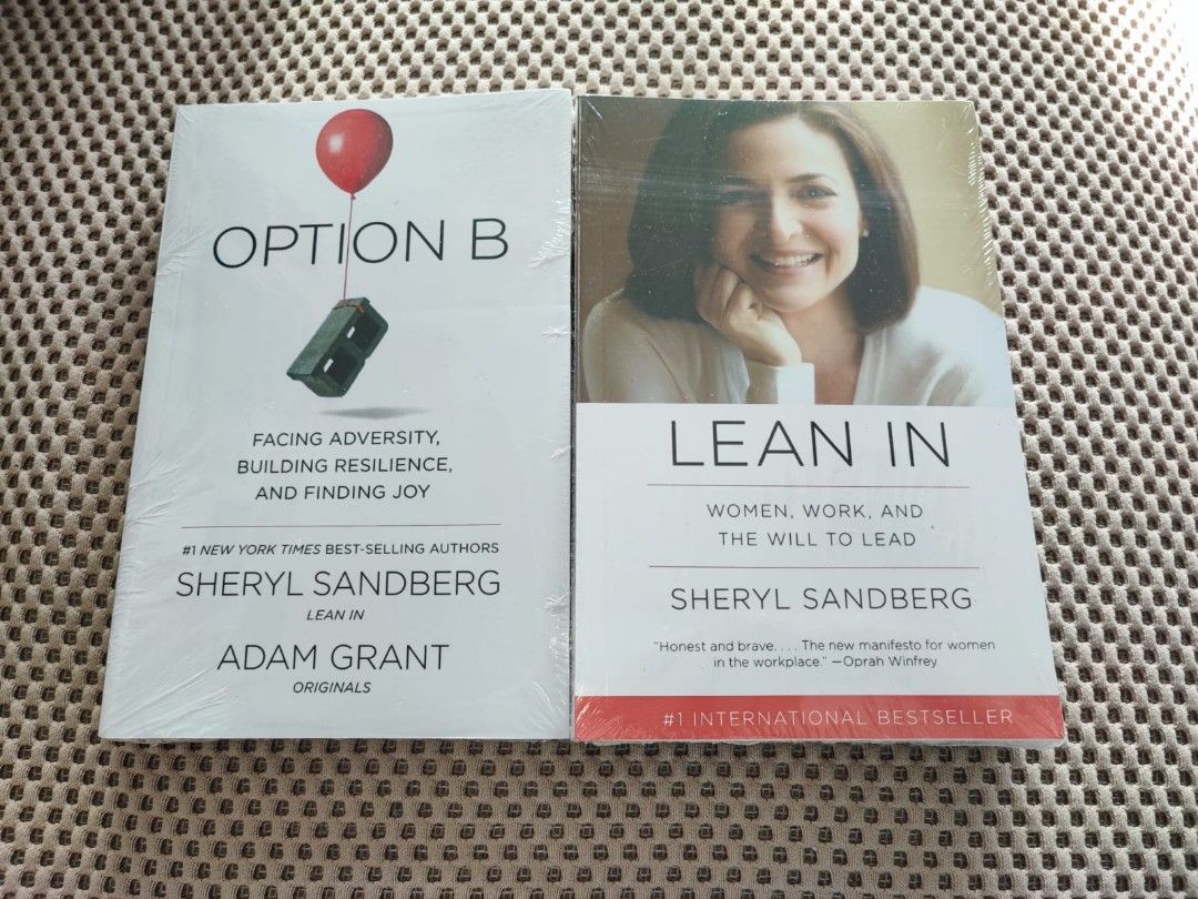 Sheryl Sandberg 2 Books Lean In And Option B Hobbies And Toys Books And Magazines Fiction And Non 2322