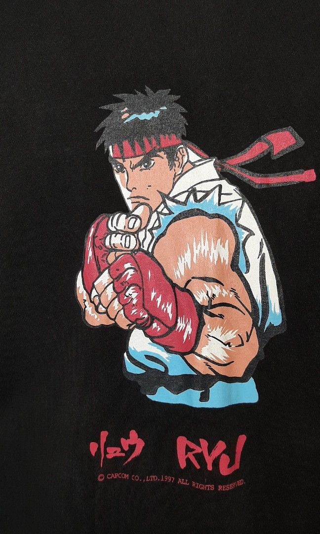 T-shirt Vintage Street Fighter Third Strike Alex - Capcom 1997 - Taille XL Noir