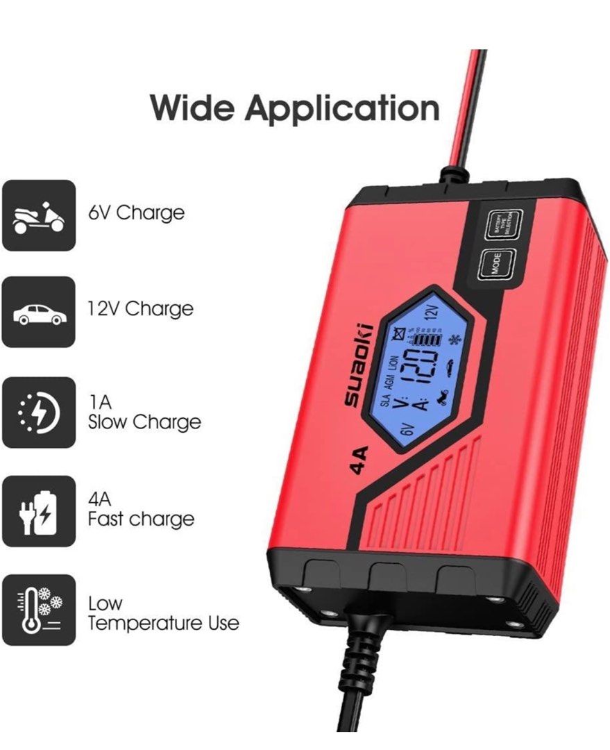 Suaoki Battery Charger, Car Parts & Accessories, Other Automotive Parts