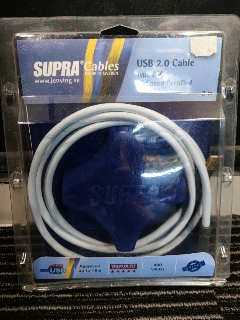 Supra USB 2.0 Type A to Type B Cable 2 meter, Audio, Other Audio