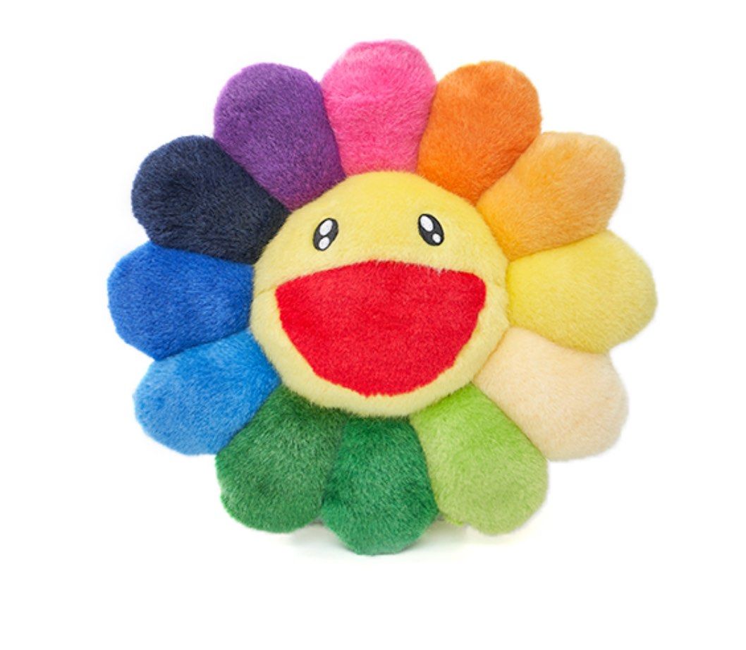 murakami plush pillow