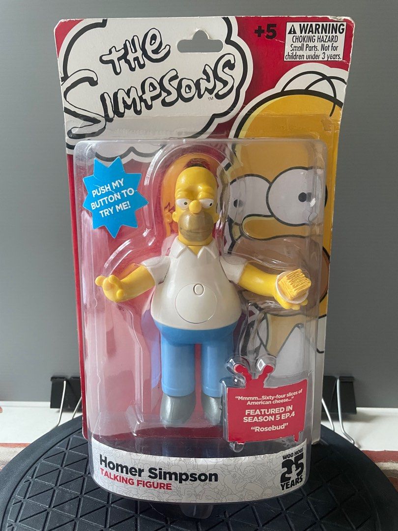 Talking Homer Simpson (6 inch), Hobbies & Toys, Toys & Games on Carousell