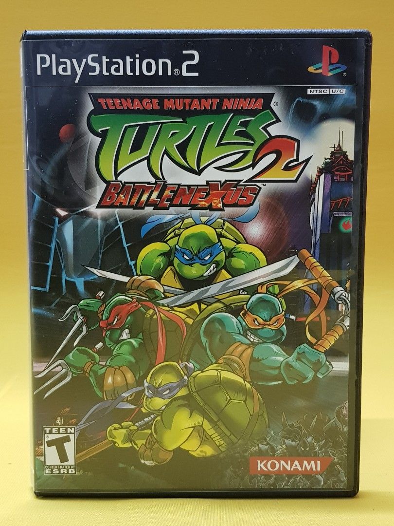 🔥TEENAGE MUTANT NINJA TURTLE 2 BATTLENEXUS🔥 PS2, Video Gaming, Video  Games, PlayStation on Carousell