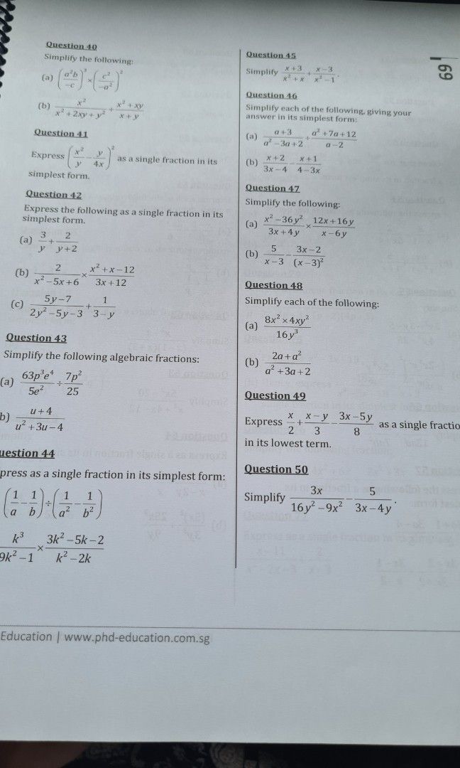 Comprehensive Math Problems The Most Comprehensive Mathematics Exam Package (secondary 2), Hobbies ...