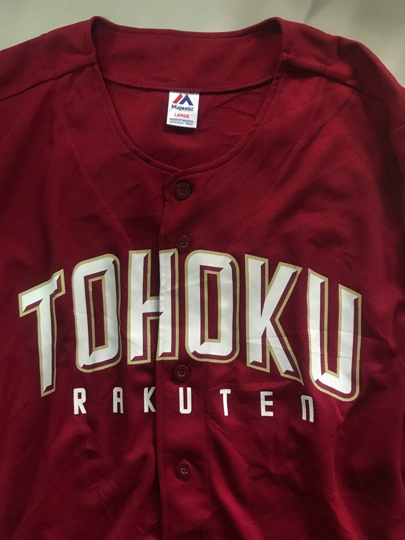 Tohoku Rakuten Golden Eagles Jersey 2013 1st Time Champions Sz L