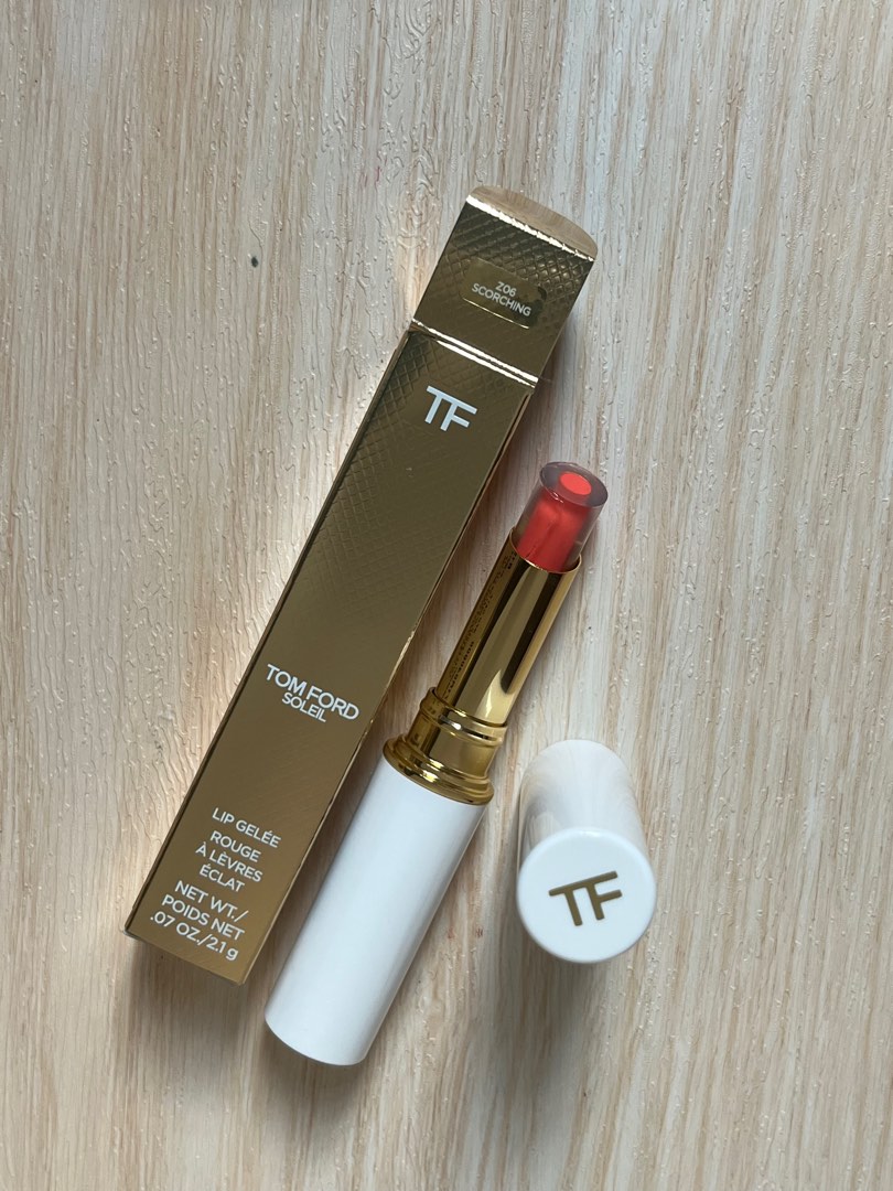 Tom ford Soleil lip gelee in scorching, Beauty & Personal Care, Face,  Makeup on Carousell