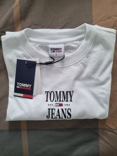 Women Tommy Hilfiger Classic Essential Logo Tee White