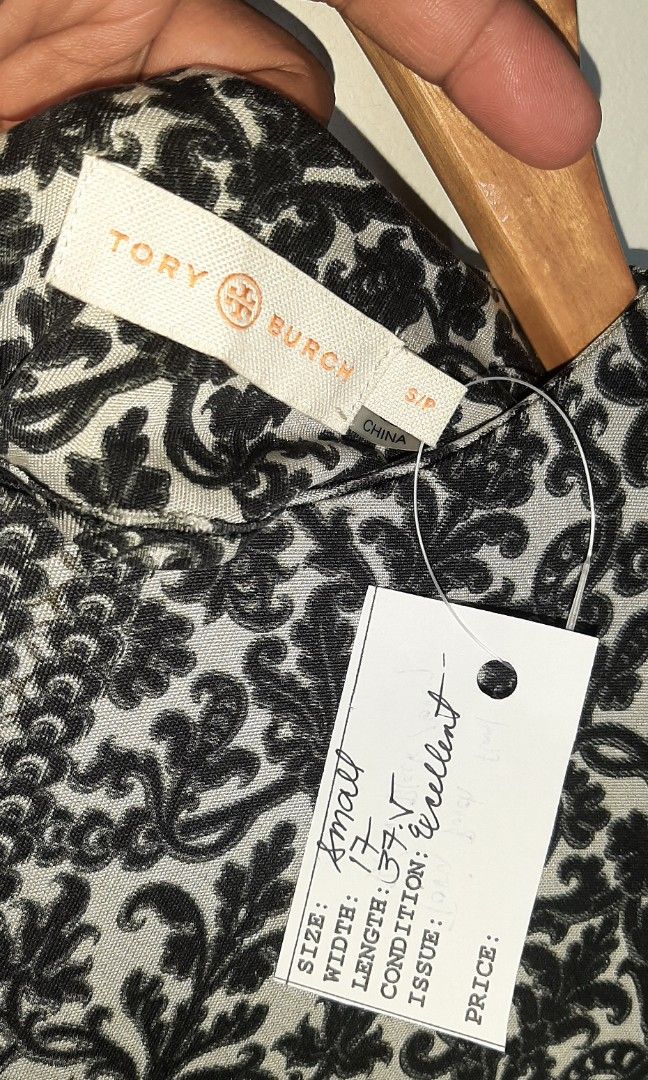 Tory Burch Printed Dress, Luxury, Apparel on Carousell