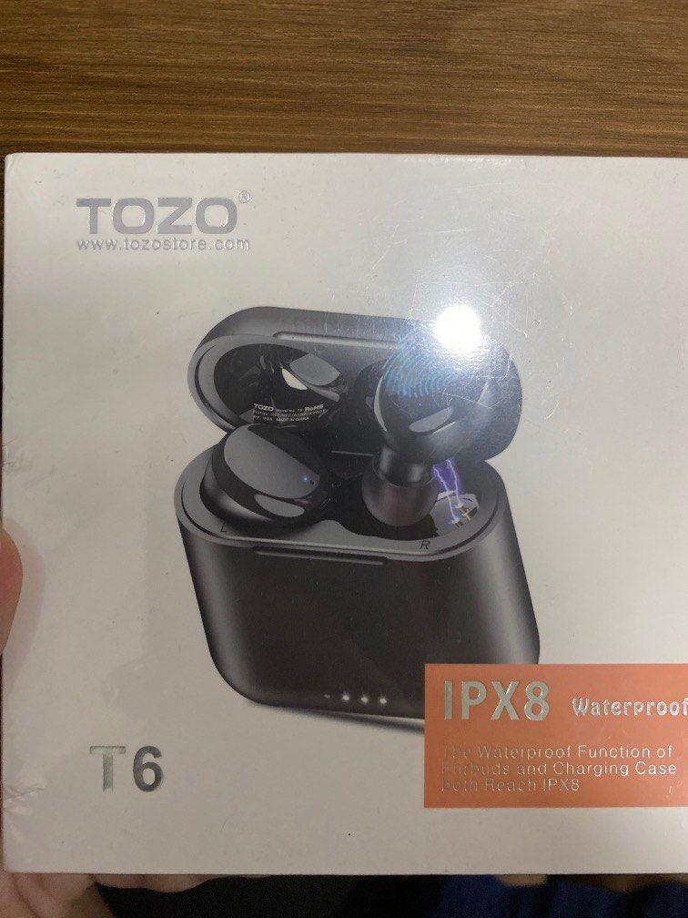 TOZO T6 IPX8 waterproof earbuds, Audio, Earphones on Carousell