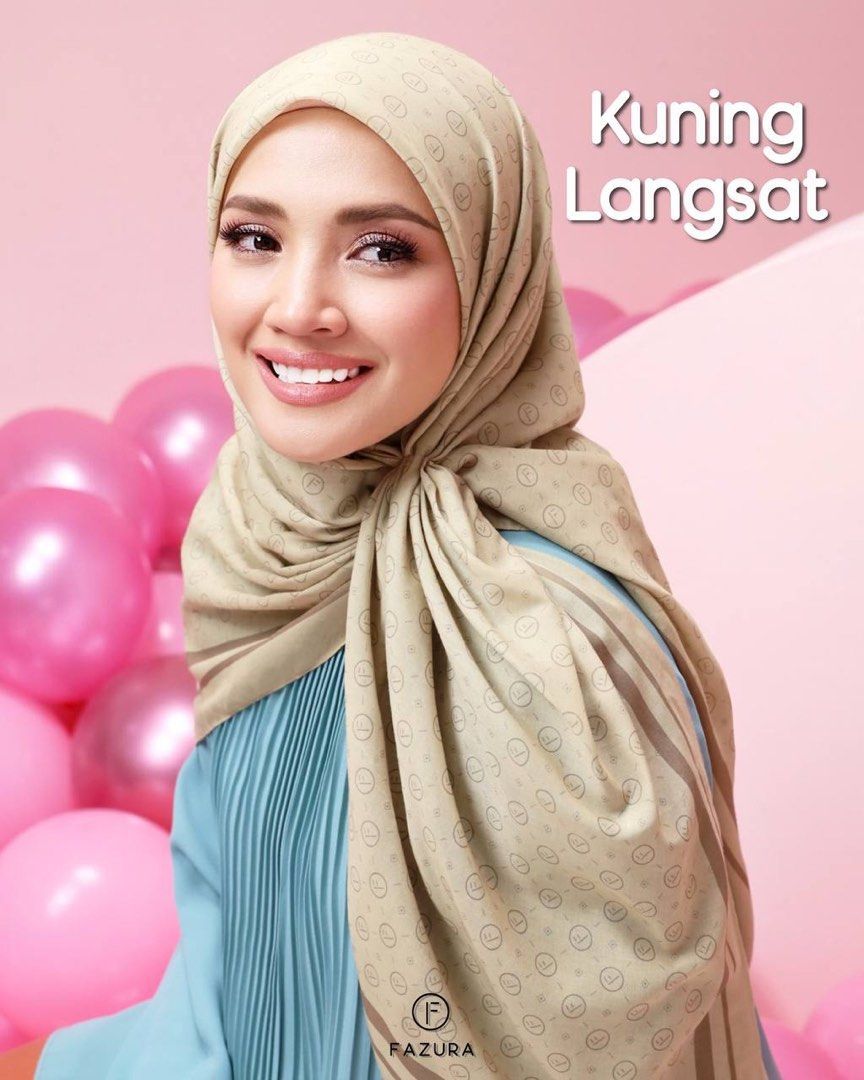 TUDUNG FAZURA SOFT PINK