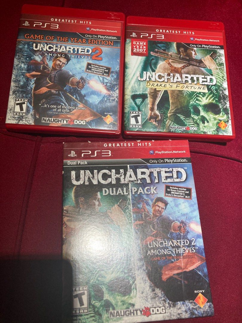 Uncharted Dual Pack 1 and 2 PS3 (Category: PlayStation) located in Manila. Submitted by pauloujavier (Listing ID 1204047940, Image 1). Description: Good day, I’m currently selling my Uncharted 1 and 2 Dual Pack PS3 Game region 1 for the amount of PHP 800 for serious and interested buyers pls. contact me at my cell number-. Note: For meet-up inTaguig City- Market2x or SM Aura or in Lucena City. #genzboss.