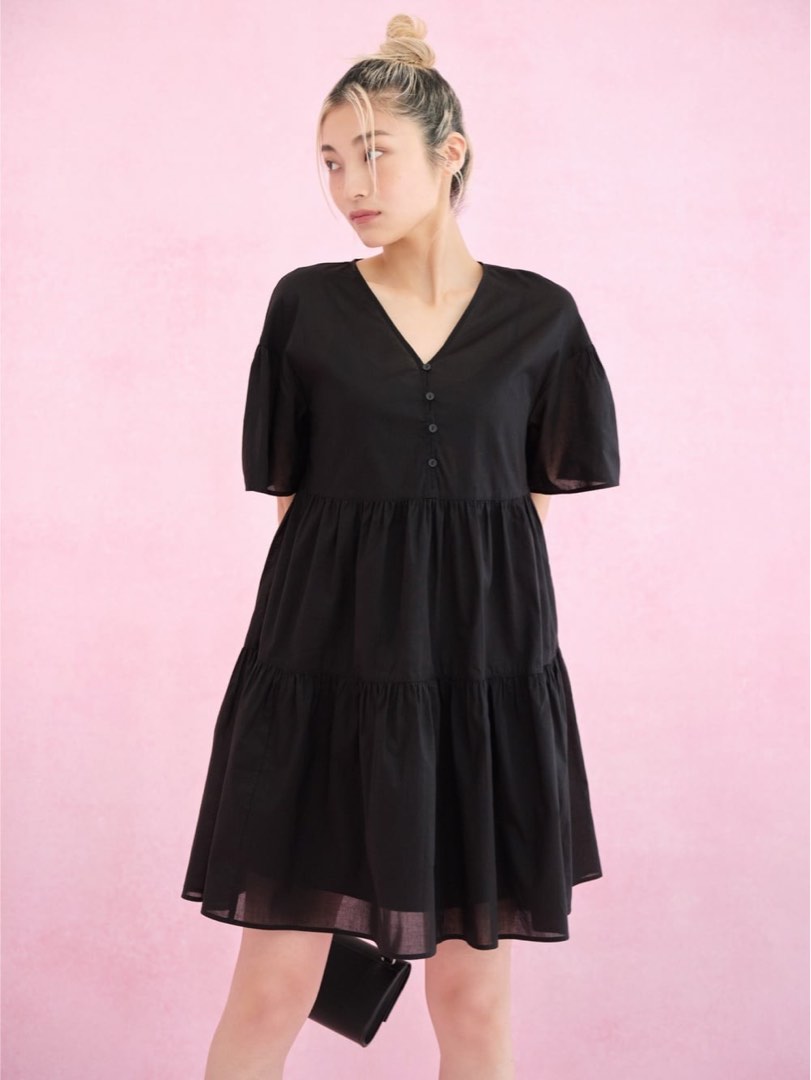 Uniqlo sales tiered dress