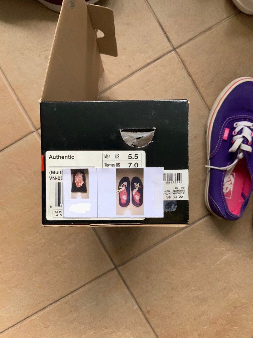 Vans heliotrope purple on sale
