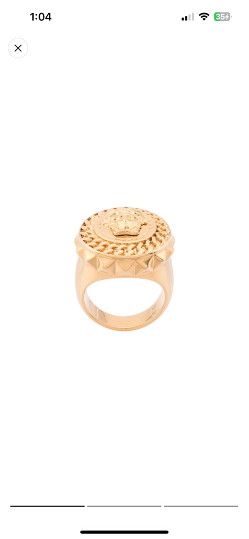 Versace Medusa Head Ring
