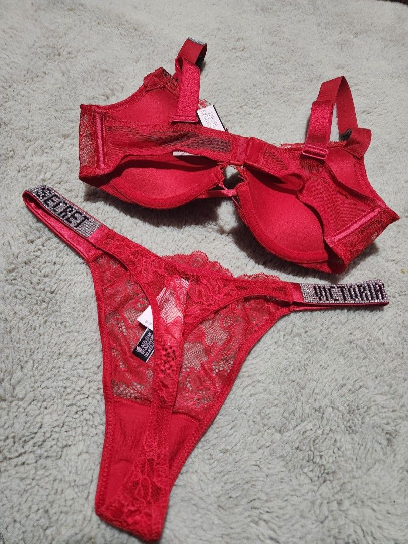 Victoria's Secret 32A Bra & Thong in size S, Women's Fashion, New  Undergarments & Loungewear on Carousell