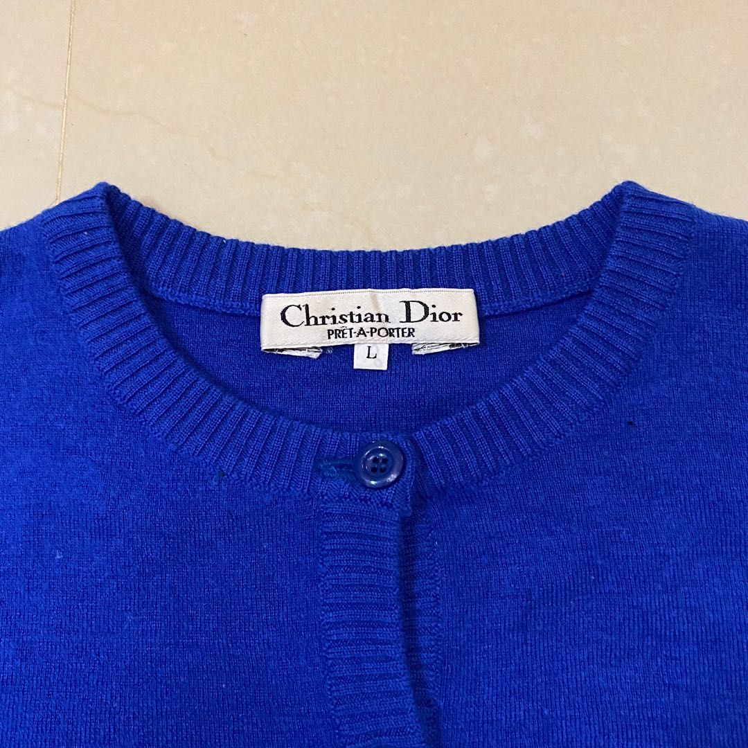 Vintage christian dior discount cardigan
