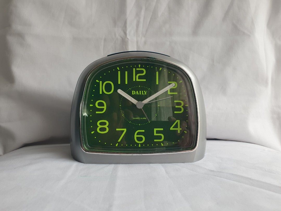 Vintage Daily Alarm Clock, Furniture & Home Living, Home Decor, Clocks