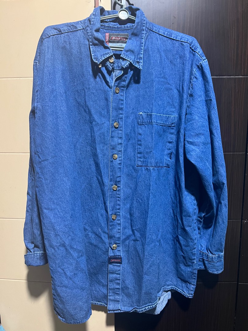 Vintage Dickies Workwear Shirt, Men's Fashion, Tops & Sets, Formal