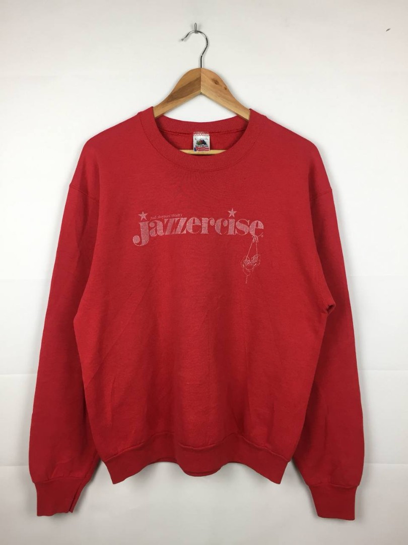 Vintage Jazzercise Sweatshirt, Women's Fashion, Tops, Longsleeves
