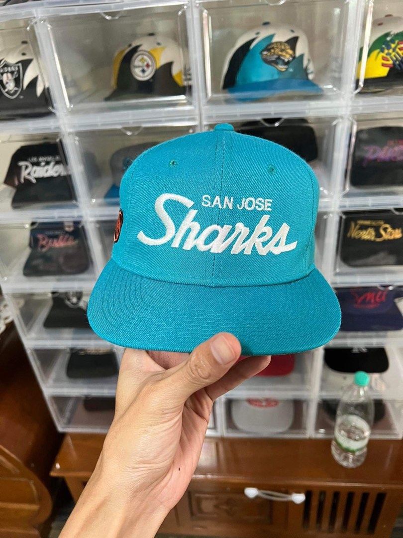 San Jose Sharks Hat Vintage Sharks Hat Retro NHL Snapback 
