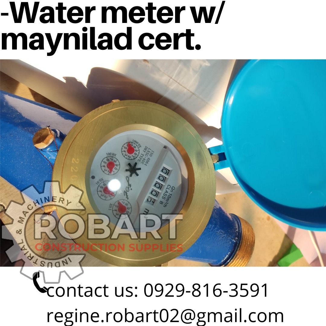 Water meter w/ maynilad cert., Commercial & Industrial, Construction