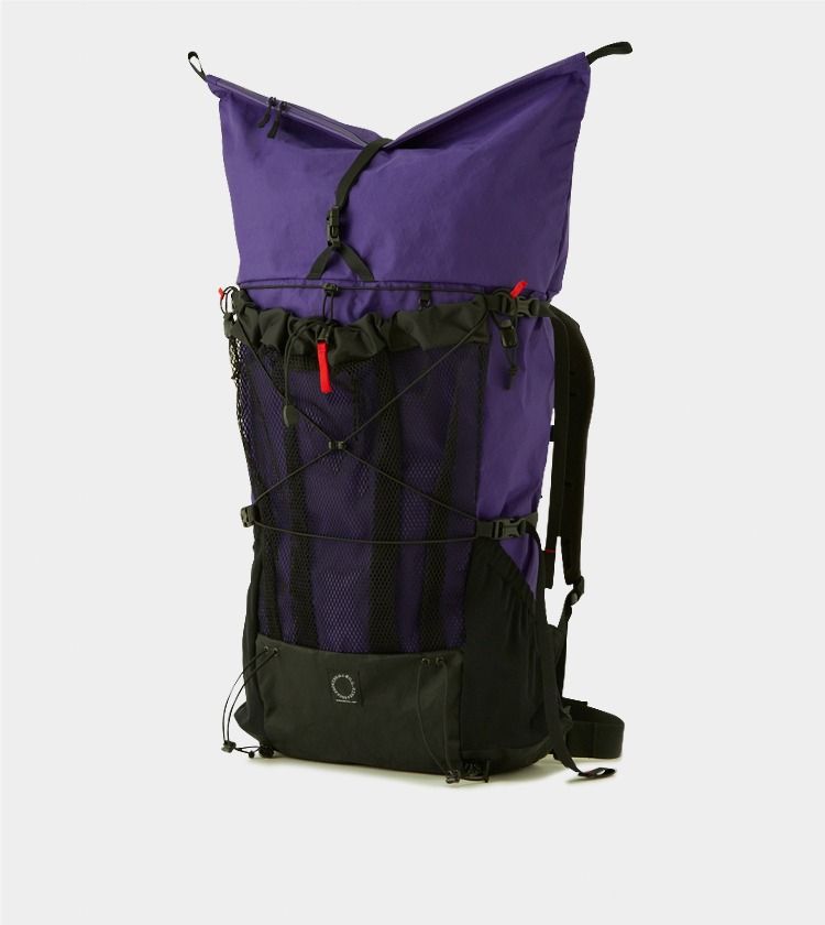 Yamatomichi backpack 背包背囊THREE - Purple, mesh, size: M, 運動 