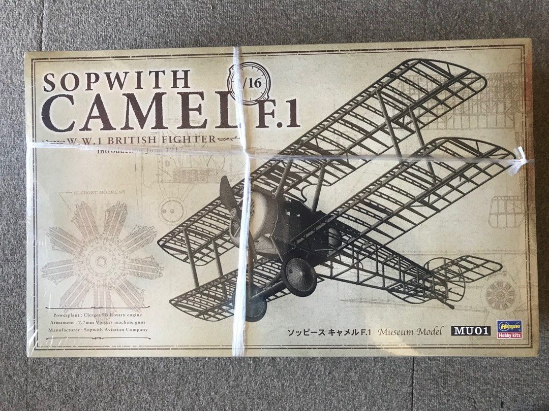 Maquette Sopwith Camel F.1 1/16 Hasegawa Neuve - Modélisme