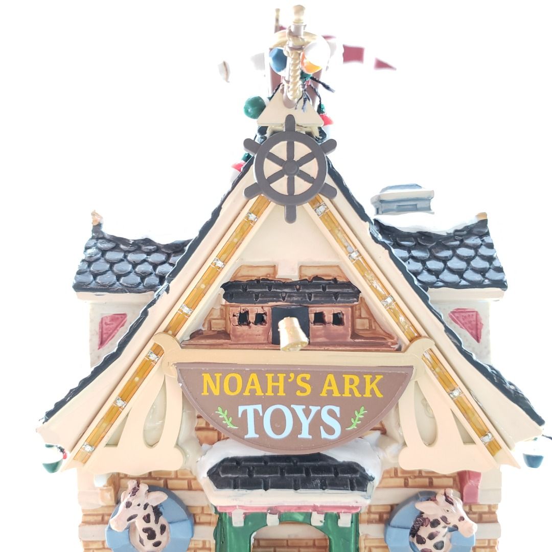 Lemax noah's ark toys deals