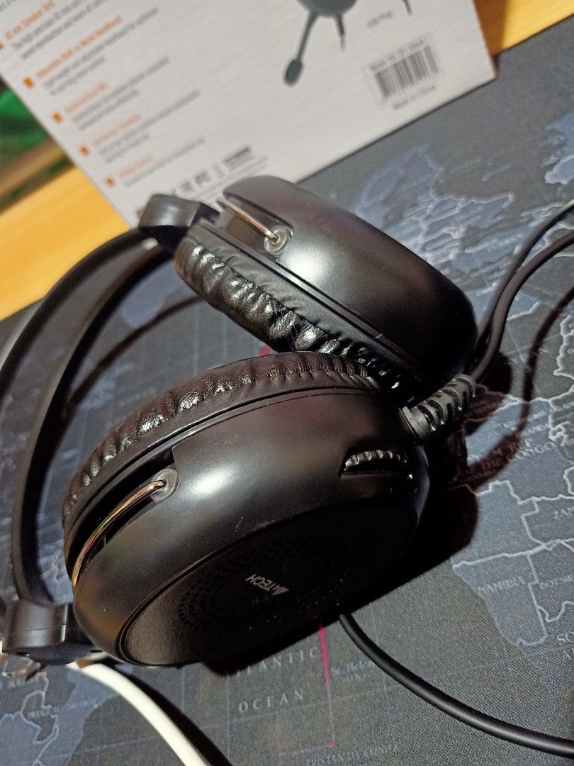 A4TECH HU-30 USB HEADSET, Audio, Headphones & Headsets on Carousell