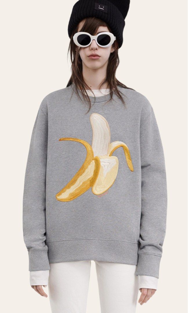 Acne banana sweatshirt new arrivals