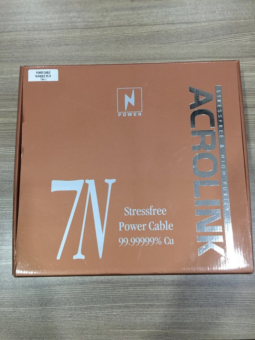 Acrolink Power cable 7NP4030 II, Audio, Other Audio Equipment on Carousell