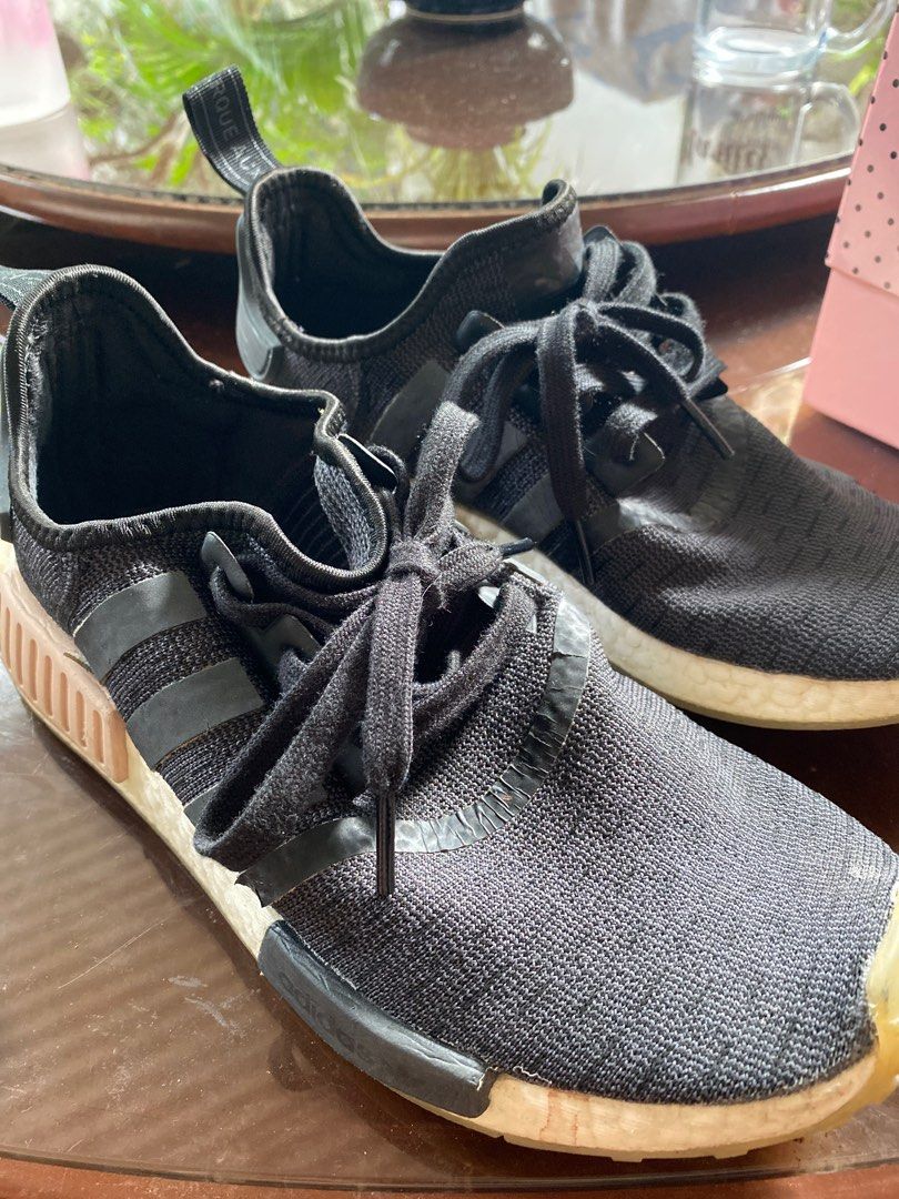 Adidas nmd top r1 womens black/carbon/white