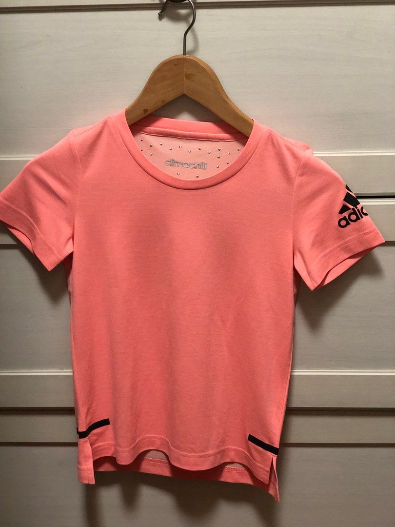 Adidas peach sports top for girls