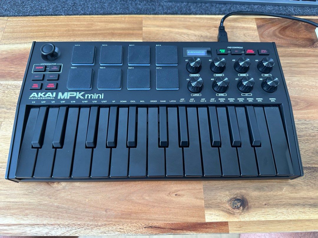 AKAI MPK mini mk3 black edition used 3 times, Hobbies & Toys, Music ...