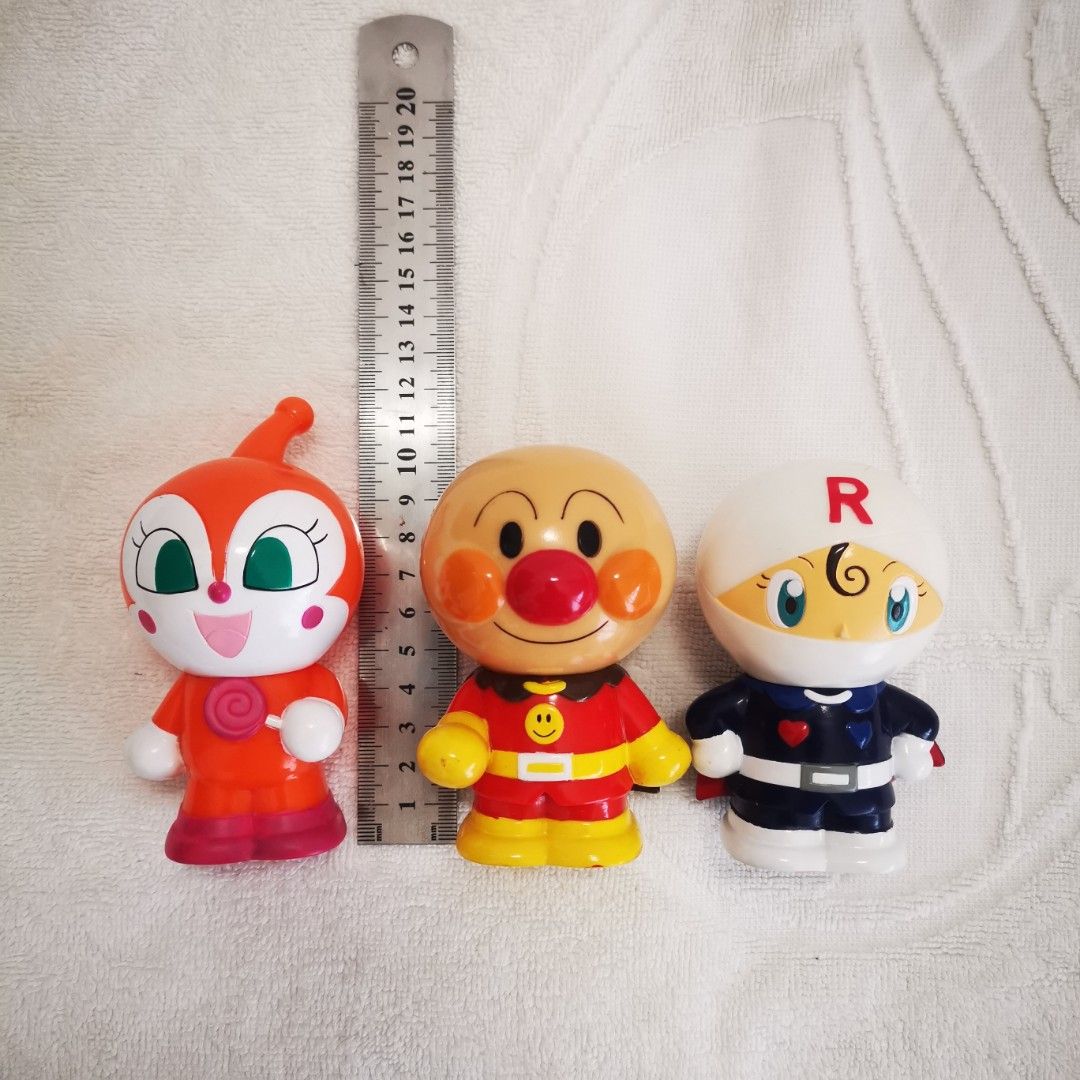 Anpanman and Friends Rubber Toys with Sounds, Hobbies & Toys, Toys ...