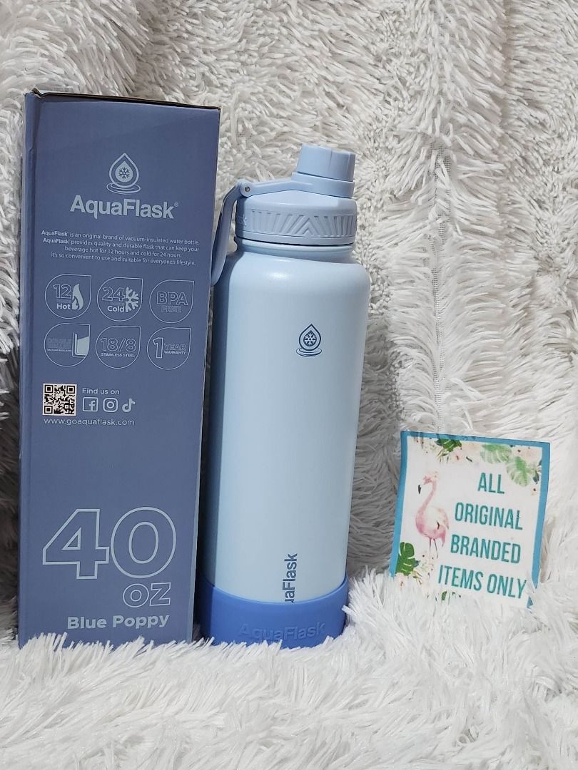 aquaflask-40oz-blue-poppy-water-bottle-tumbler-limited-edition