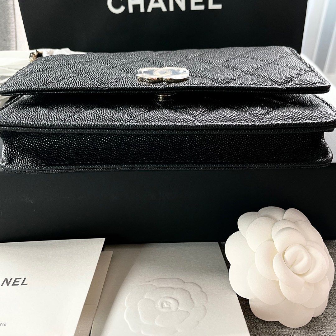 RESERVED - Authentic Chanel 23C WOC Wallet on Chain Black Caviar GHW Gold  Cruise Collection Monaco mini small flap classic brand new full set with  receipt, Luxury, Bags & Wallets on Carousell