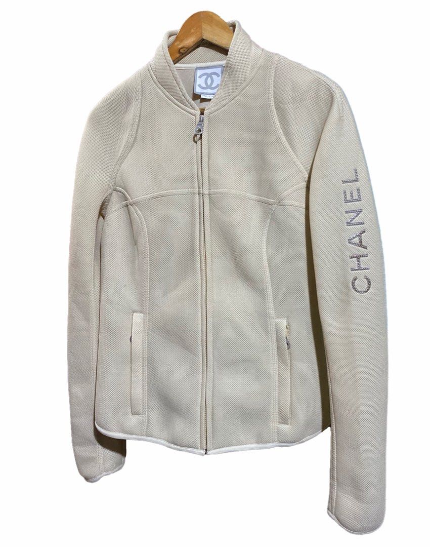 Authentic Chanel Spell out Jacket, Men's Fashion, Activewear on Carousell