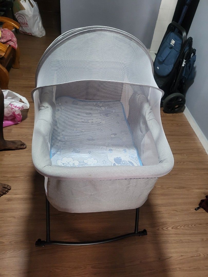 Baby cradle, Babies & Kids, Baby Nursery & Kids Furniture, Cots & Cribs on Carousell