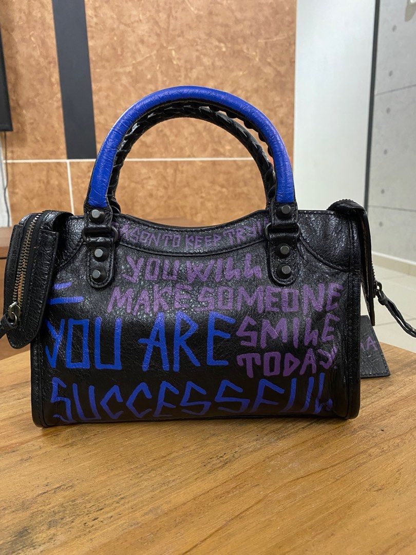 balenciaga mini graffiti