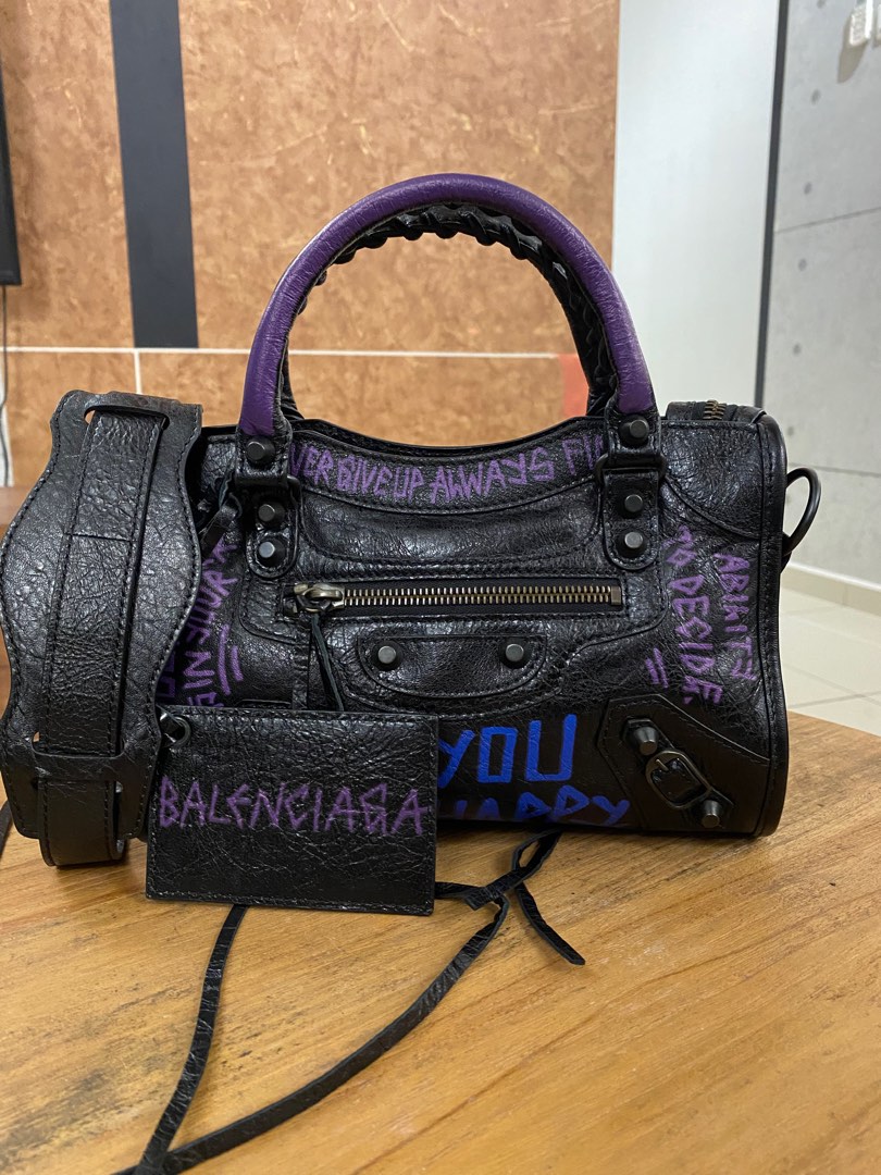 balenciaga mini graffiti