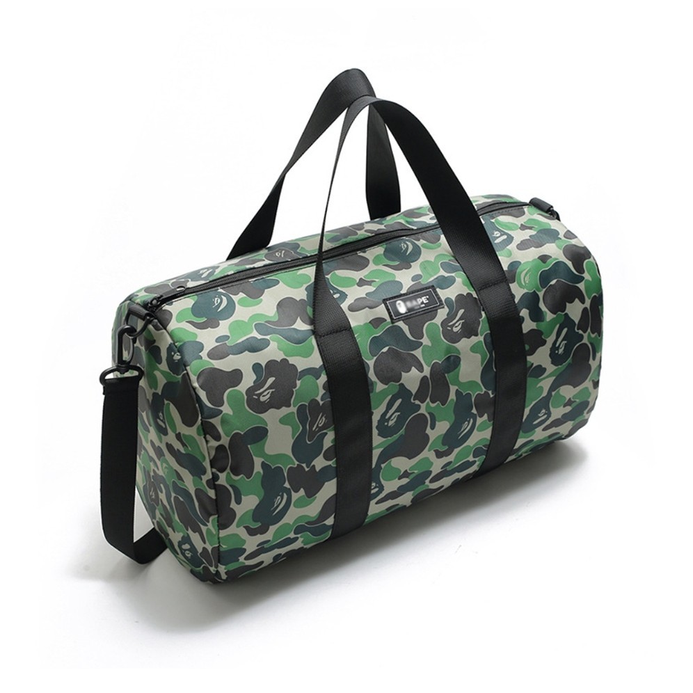 D) BAPE A Bathing Ape Large Duffle Bag Gym Bag